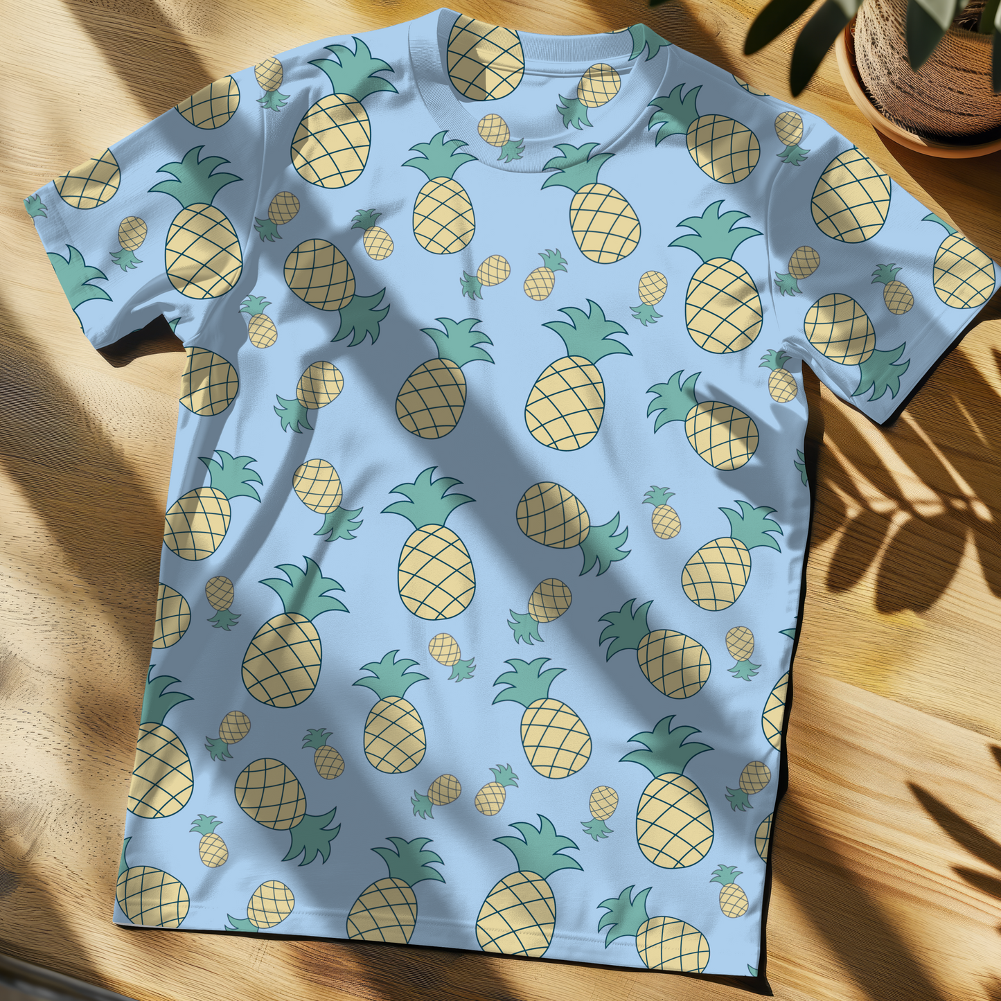 Pineapple Tee (Blue)