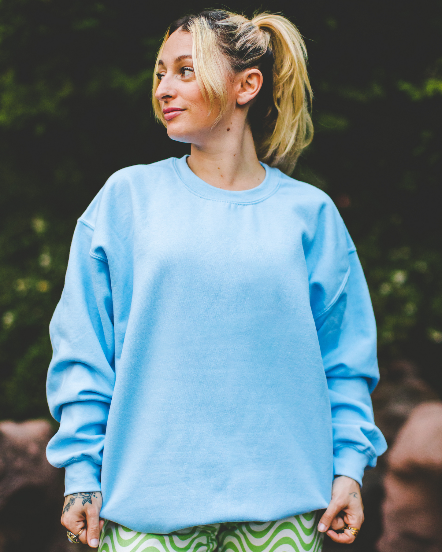 Light Blue Sweat Shirt